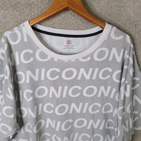 Sacred Crown Shirt Mens 5XL Gray Graphic Iconic All Over Print Short Sleeve - Picture 2 of 9